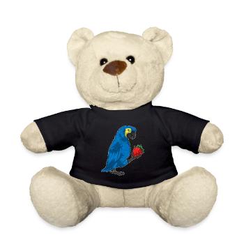 Perroquet Fraise - Nounours - noir - Devant