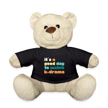 K-Drama Liebhaber Lustig KDrama Mutter - Teddy - Schwarz - Vorne