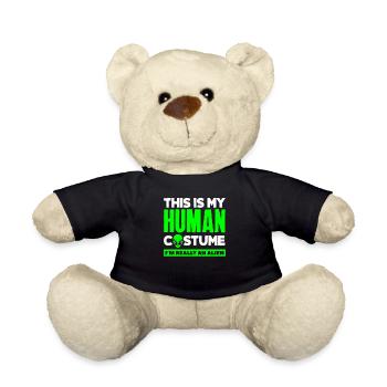 Costume humain amant extraterrestre - Nounours - noir - Devant