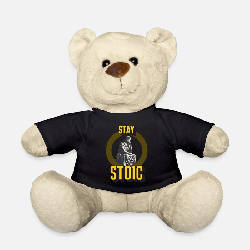 Stay Stoic - Teddy Bear - black