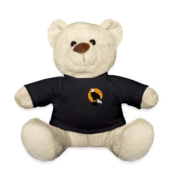 Bald Eagle - Bird Eagle Graphic Design - Teddy Bear - black - Front