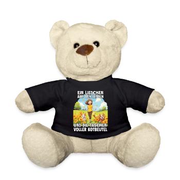 Funny dog owner t-shirt dog mom dogs - Teddy Bear - black - Front
