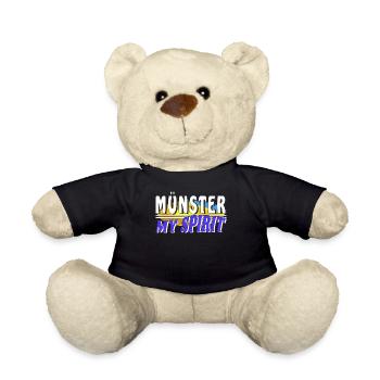 MÜNSTER MY SPIRIT - Teddy Bear - black - Front
