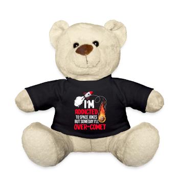 Je suis accro aux blagues sur l’espace, mais une chose - Nounours - noir - Devant