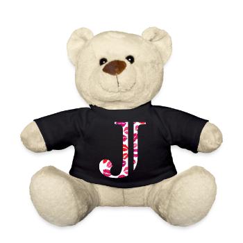Buchstabe j Küsse - Teddy - Schwarz - Vorne