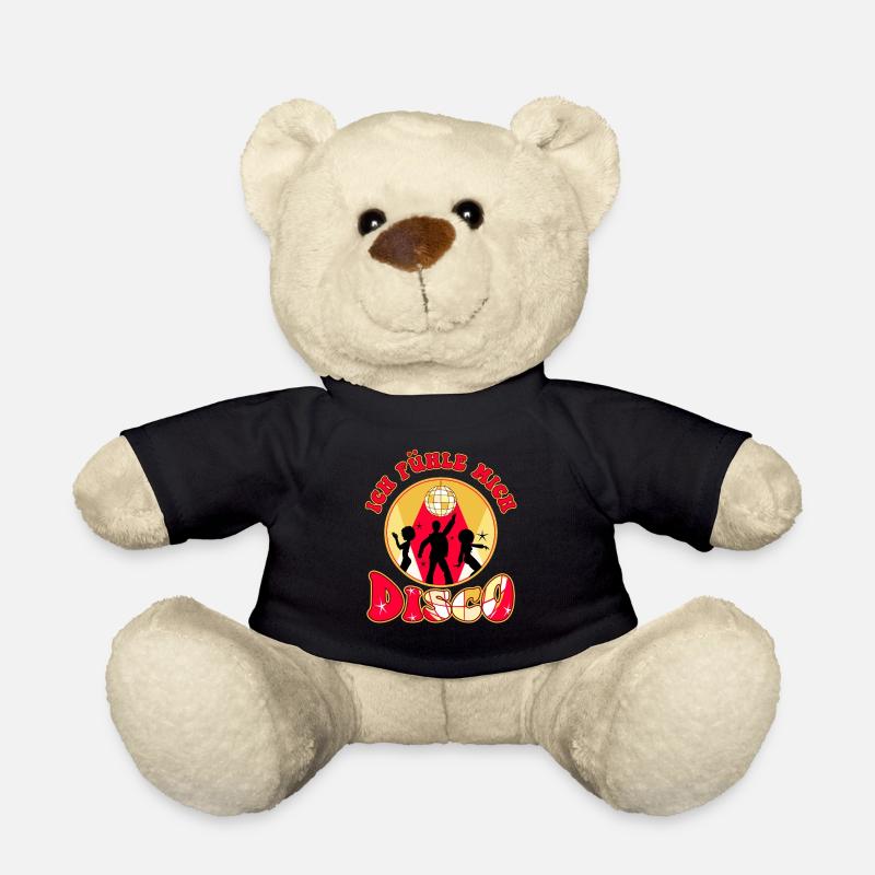 Ich Fühl Mich Disco Party Feiern Disco Tanzen Gehe - Teddy - Schwarz