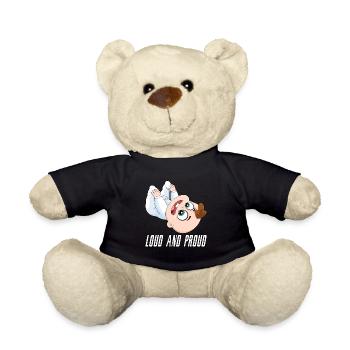 Loud And Proud Schwangerschaft Mutter Kind Eltern - Teddy - Schwarz - Vorne