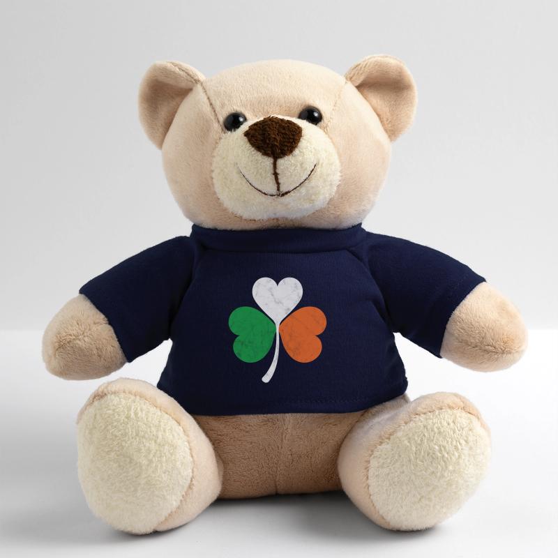 Irish Flag Shamrock Teddy Bear