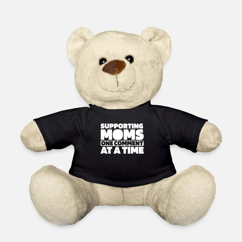 Mom Support Mom - Teddy Bear - black