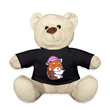 Western Little Panda - Teddy Bear - black - Front