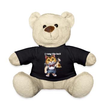 CAT I rang the bell - Teddy Bear - black - Front