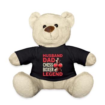 Boxe d’échecs - Nounours - noir - Devant