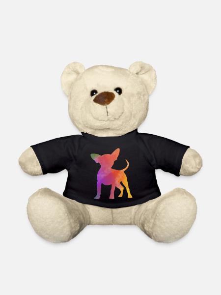 Chihuahua arc-en-ciel - Nounours - noir