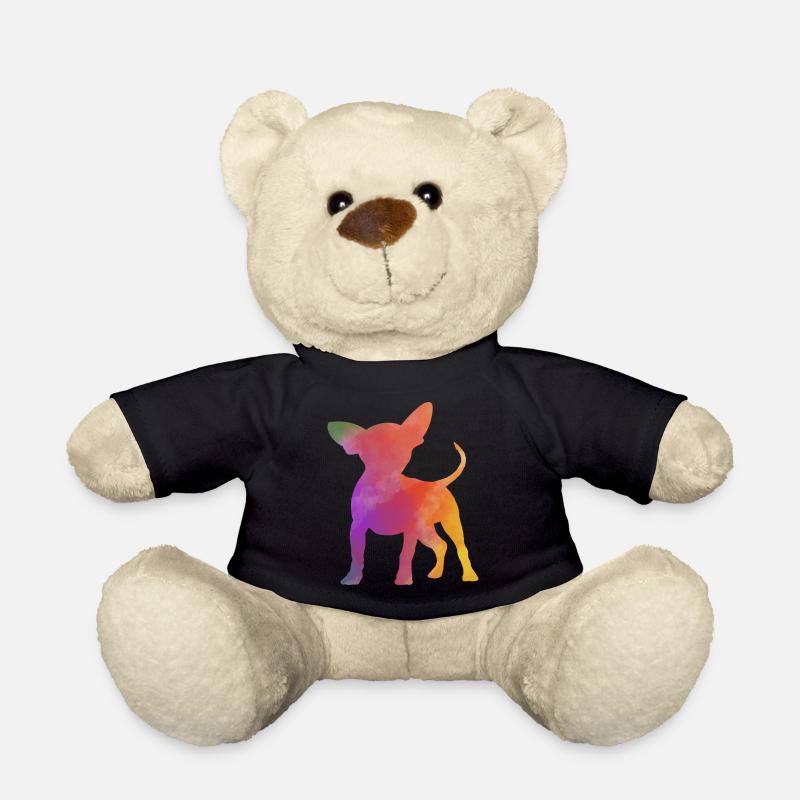Chihuahua arc-en-ciel - Nounours - noir