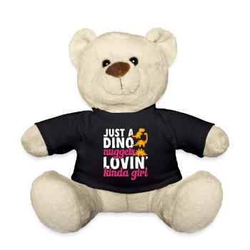 Dino Nuggets Dinosaurier Chicken Nuggets - Teddy - Schwarz - Vorne