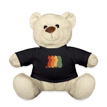 Katze - Teddy - Schwarz - Vorne