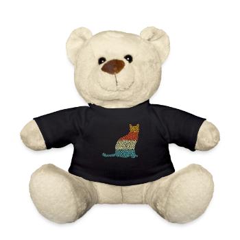 Katze - Teddy - Schwarz - Vorne