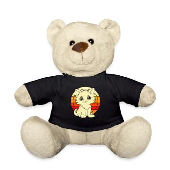 Katze - Teddy - Schwarz - Vorne