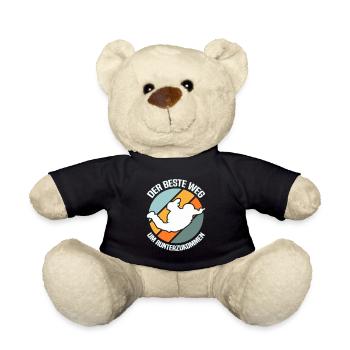 Fallschirmspringen Fallschirmspringer - Teddy - Schwarz - Vorne
