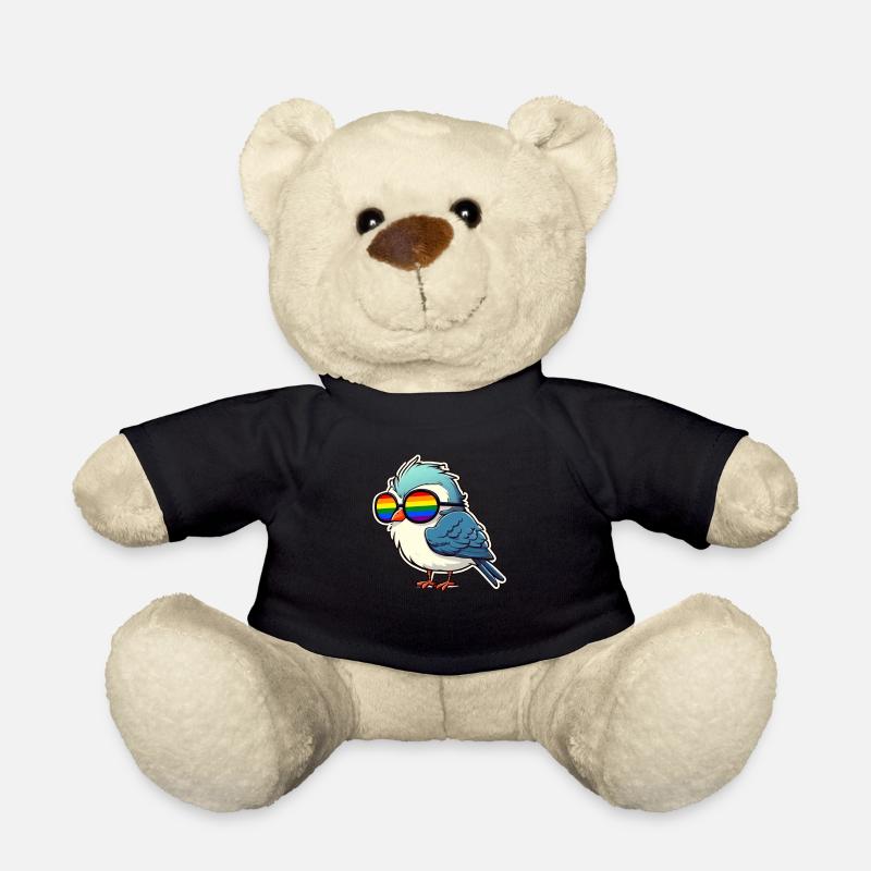Oiseau LGBTQ - Nounours - noir
