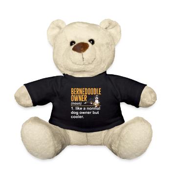 Bernedoodle Dog - Teddy Bear - black - Front