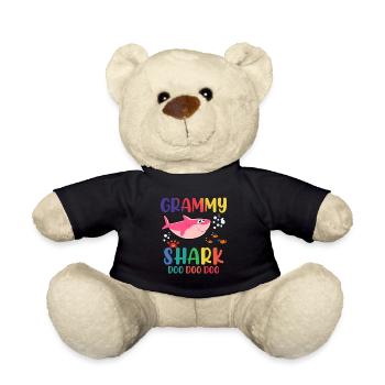 Grammy Shark Vatertagsgeschenk von Ehefrau Sohn - Teddy - Schwarz - Vorne