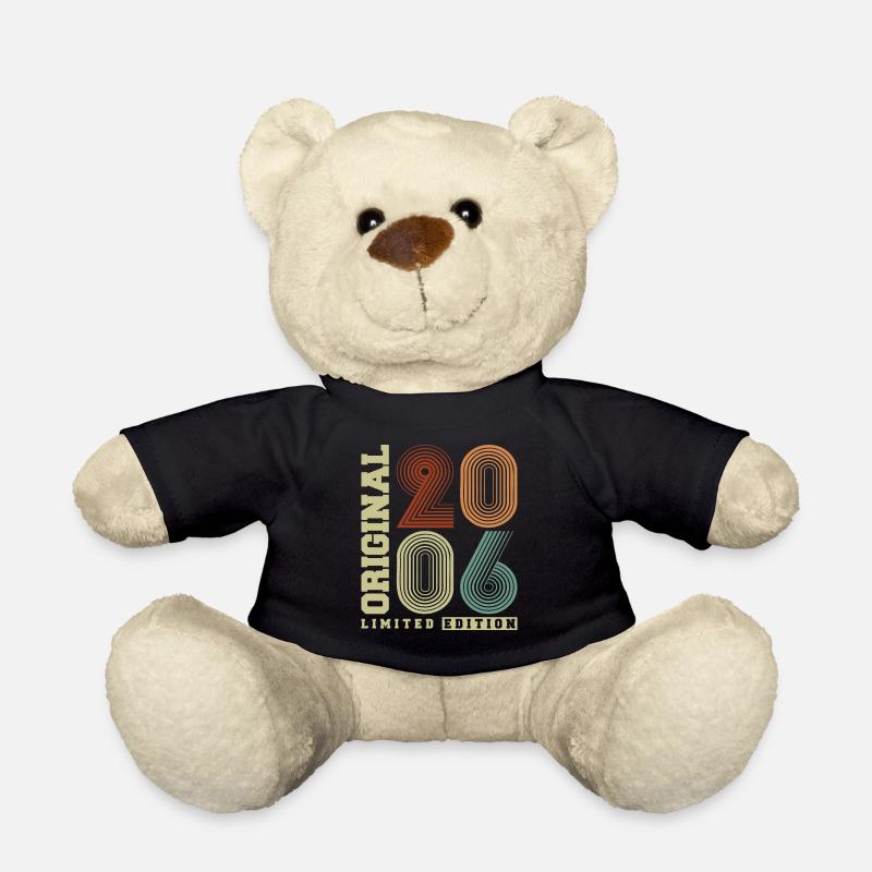 Original 2006 Jahrgang Retro Vintage Geburtstag - Teddy - Schwarz