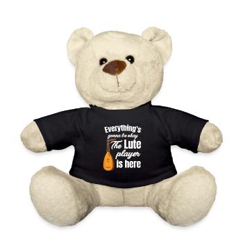 Tout ira bien, le joueur de luth est là, bandura - Nounours - noir - Devant