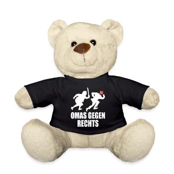 Omas gegen rechts - Teddy - Schwarz - Vorne