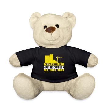 Construction Worker Crane - Teddy - Schwarz - Vorne