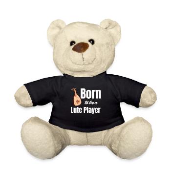 Né pour être joueur de luth, - Nounours - noir - Devant