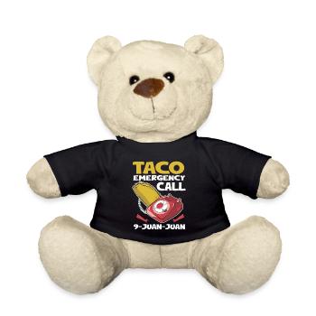 Taco Lover Nourriture Citation Taco - Nounours - noir - Devant
