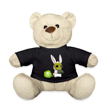 Lapin qui pète - Nounours - noir - Devant