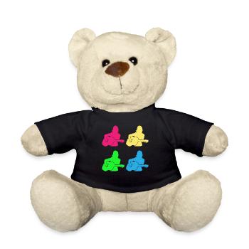 Ensemble coloré de guitaristes cadeaux - Nounours - noir - Devant