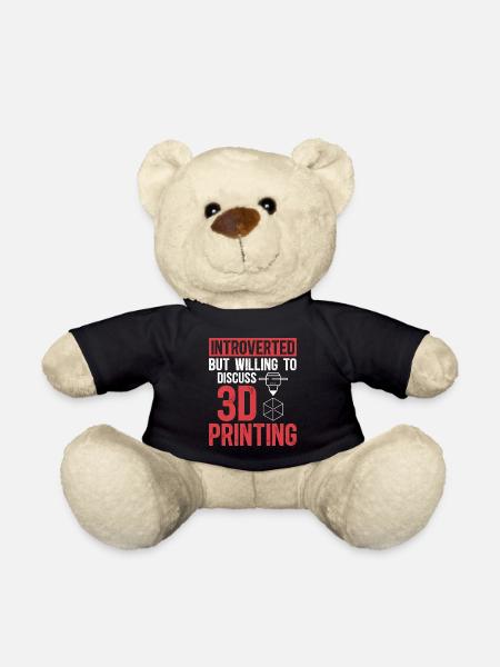 3D Drucker 3D Druck - Teddy - Schwarz