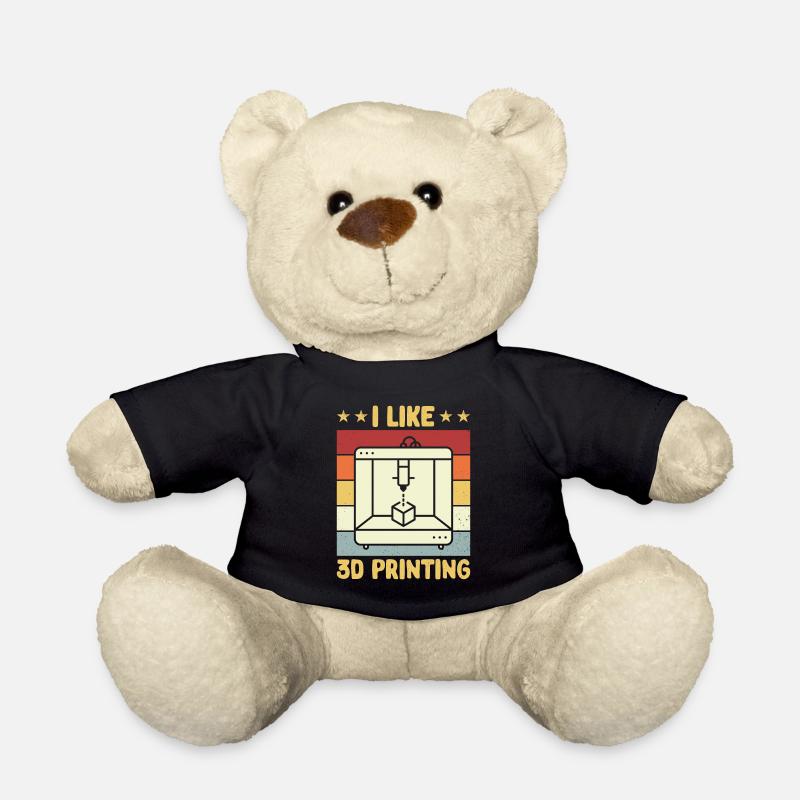 3D Drucker 3D Druck - Teddy - Schwarz