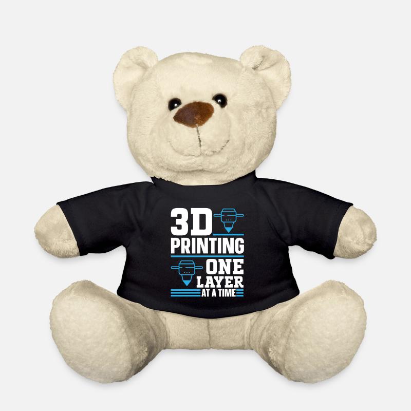 3D Drucker 3D Druck - Teddy - Schwarz