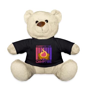 Expert du feu de camp Expert en camping - Nounours - noir - Devant