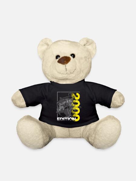 Limited Edition 2000 Limited Edition Fußball - Teddy - Schwarz