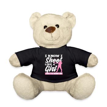 Bogen Bogenschießen Mädchen - Teddy - Schwarz - Vorne