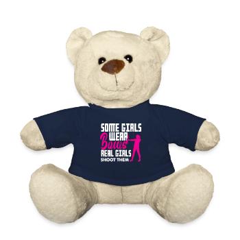 Girls Archery - Teddy Bear - french navy - Front