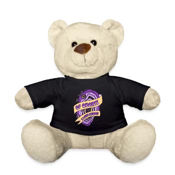 Of Quartz I Love Geodes Geologist Mineral - Teddy Bear - black - Front