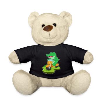 Crocodile Scooter - Teddy Bear - black - Front