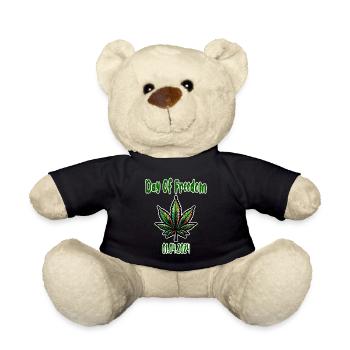 Hanf, Cannabis, Gras, Babak, Bobaz - Teddy - Schwarz - Vorne
