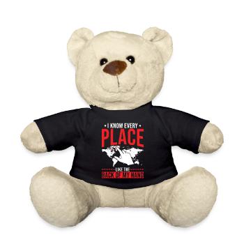 Erdkundelehrer Kennt Jede Ecke - Teddy - Schwarz - Vorne