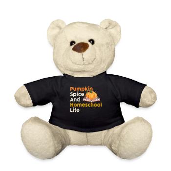 Pumpkin Spice Und Homeschool-Leben - Teddy - Schwarz - Vorne