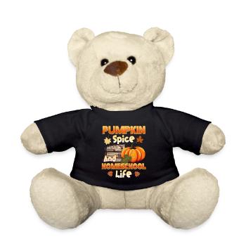 Pumpkin Spice Und Homeschool-Leben - Teddy - Schwarz - Vorne