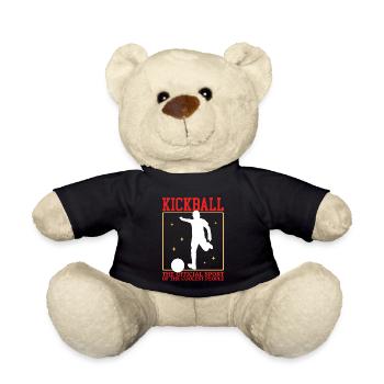 Kickball Kickballer Kickball Cadeau de joueur - Nounours - noir - Devant