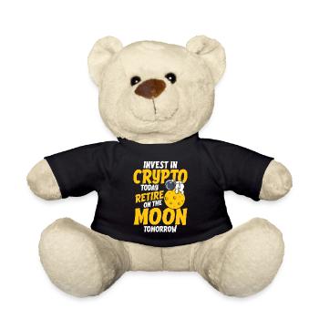 Investieren Sie noch heute in Krypto, ziehen Sie sich auf dem Mond zurück Tomorro - Teddy - Schwarz - Vorne