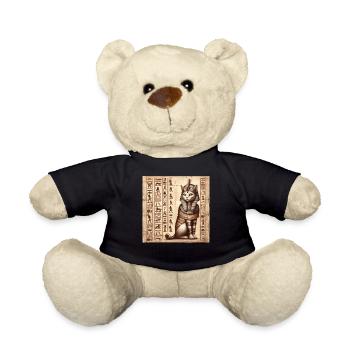 Pharaon Papyrus Scroll Désert Rétro - Nounours - noir - Devant